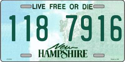 NH license plate 1187916