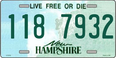 NH license plate 1187932