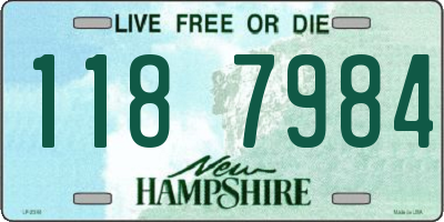 NH license plate 1187984
