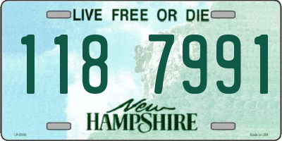 NH license plate 1187991