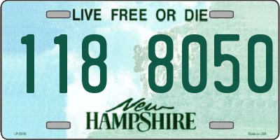 NH license plate 1188050
