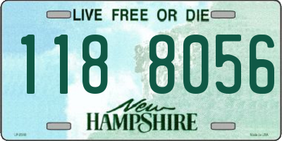NH license plate 1188056