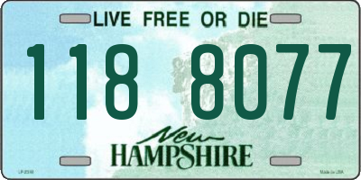 NH license plate 1188077