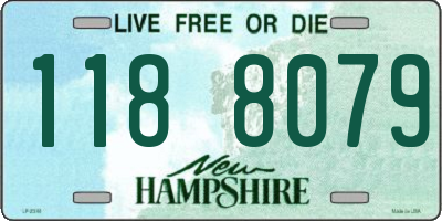 NH license plate 1188079