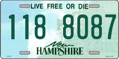 NH license plate 1188087