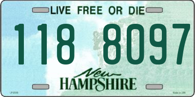 NH license plate 1188097