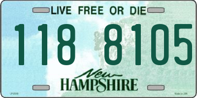 NH license plate 1188105