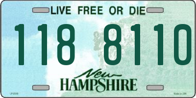 NH license plate 1188110
