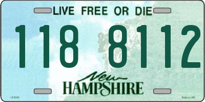 NH license plate 1188112