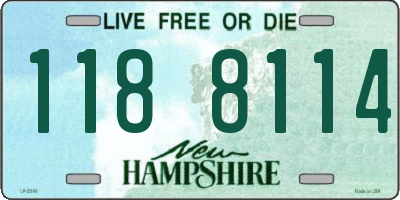 NH license plate 1188114