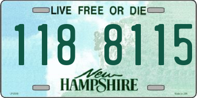 NH license plate 1188115