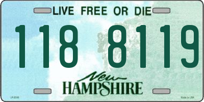 NH license plate 1188119