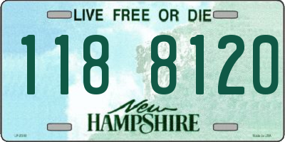 NH license plate 1188120