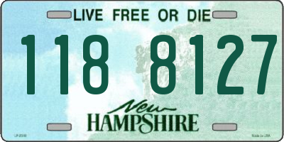NH license plate 1188127