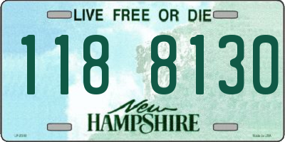 NH license plate 1188130