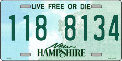NH license plate 1188134