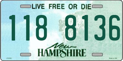 NH license plate 1188136