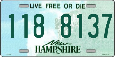 NH license plate 1188137