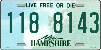 NH license plate 1188143