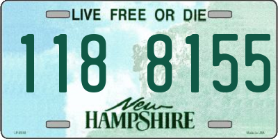 NH license plate 1188155