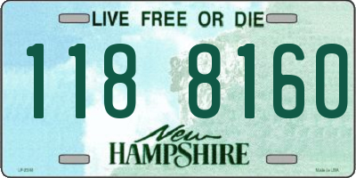 NH license plate 1188160