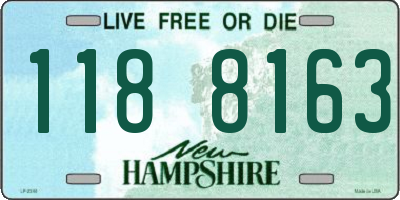 NH license plate 1188163