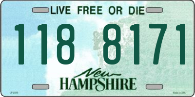 NH license plate 1188171