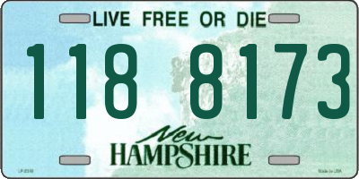 NH license plate 1188173