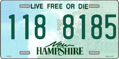 NH license plate 1188185