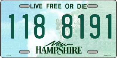 NH license plate 1188191