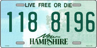 NH license plate 1188196
