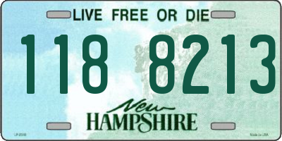 NH license plate 1188213