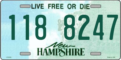 NH license plate 1188247
