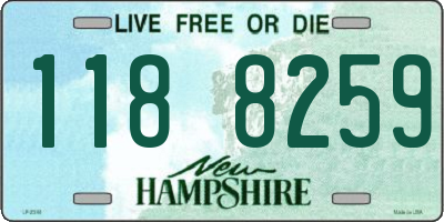 NH license plate 1188259
