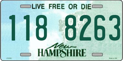 NH license plate 1188263