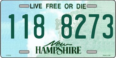 NH license plate 1188273