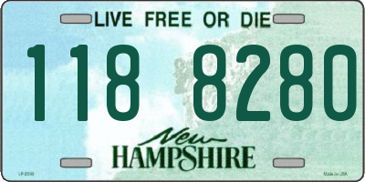 NH license plate 1188280