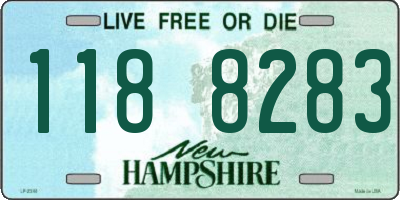 NH license plate 1188283