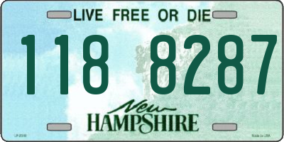 NH license plate 1188287