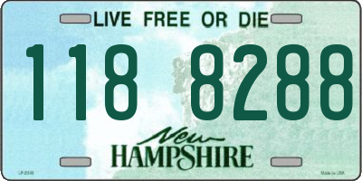 NH license plate 1188288