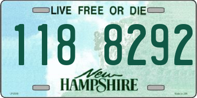 NH license plate 1188292