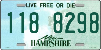 NH license plate 1188298