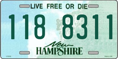 NH license plate 1188311