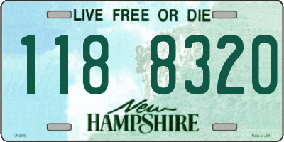 NH license plate 1188320