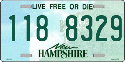 NH license plate 1188329