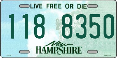 NH license plate 1188350