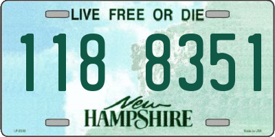 NH license plate 1188351