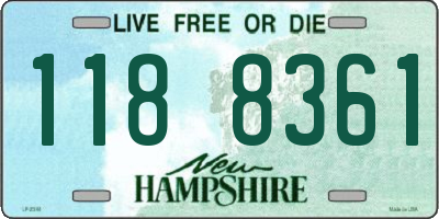 NH license plate 1188361
