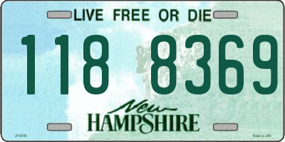 NH license plate 1188369