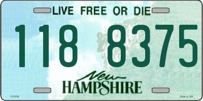 NH license plate 1188375